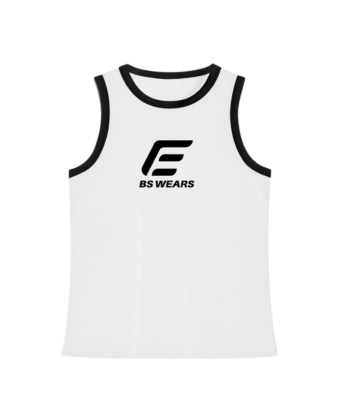 Top Tank - Single White and Black